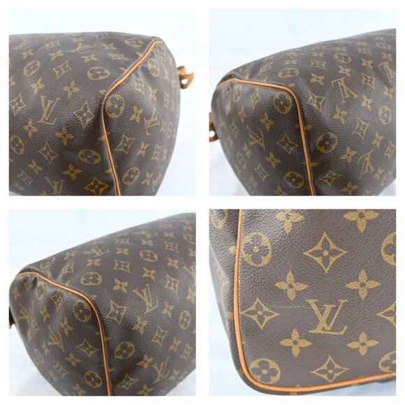LOUIS VUITTON Monogram Speedy 35 Hand Bag bsj688-102125 - Picture 11 of 16
